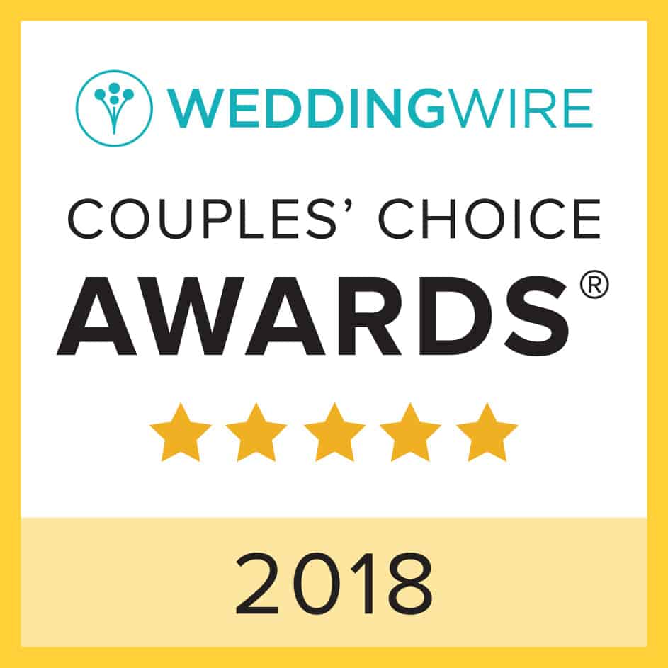 Wedding Wire Couples Choice Award 2018