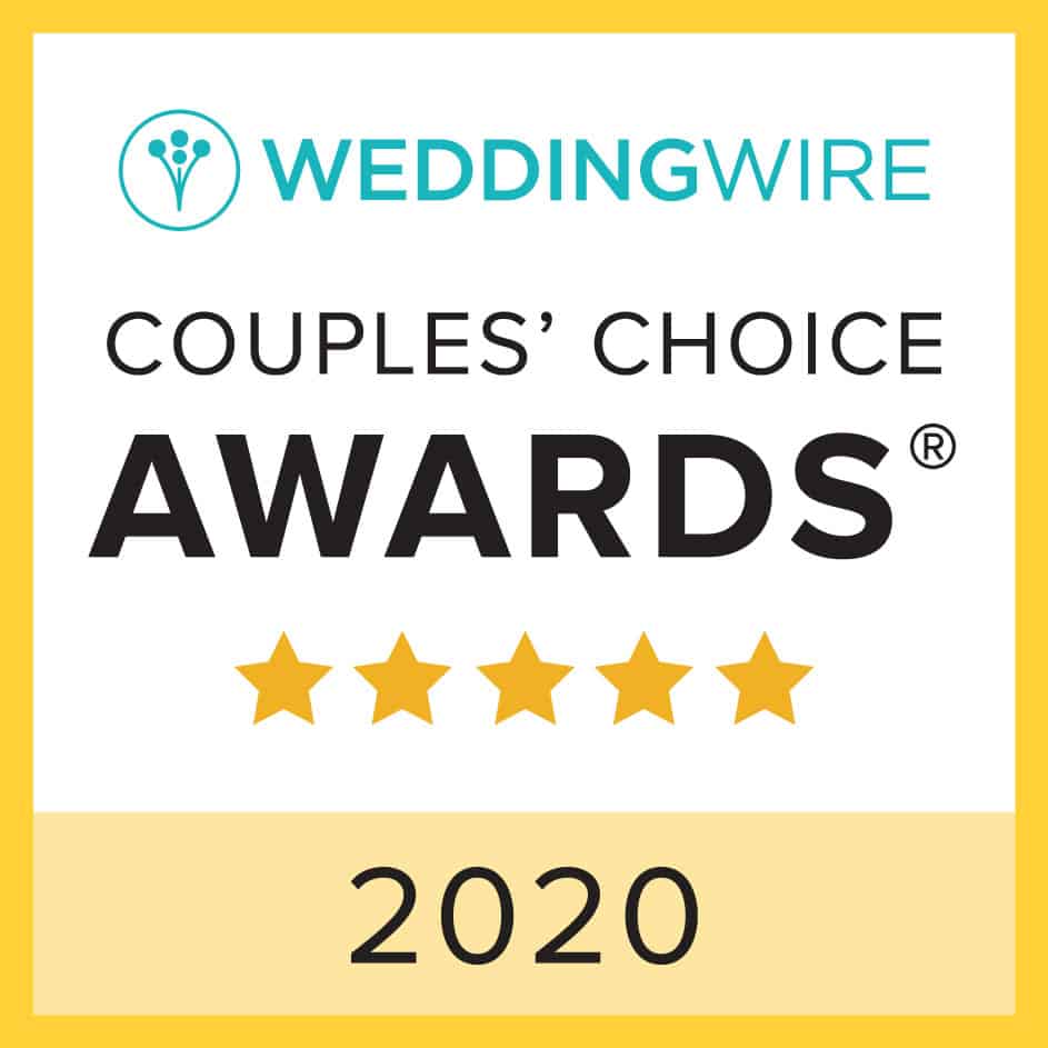 Wedding Wire Couples Choice Award 2020