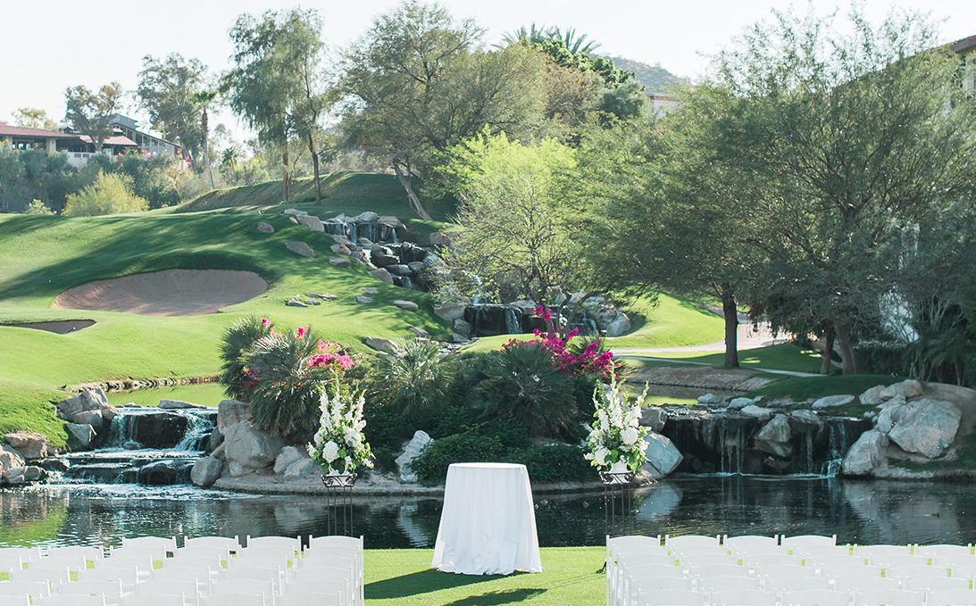 Indoor Outdoor Phoenix Wedding Venue Arizona Grand Resort Spa