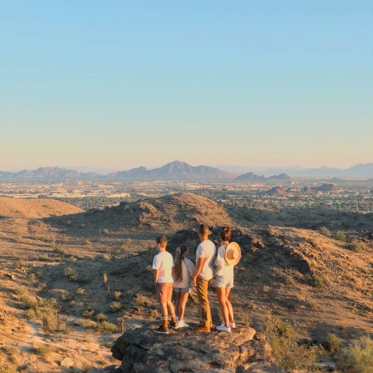 People hiking