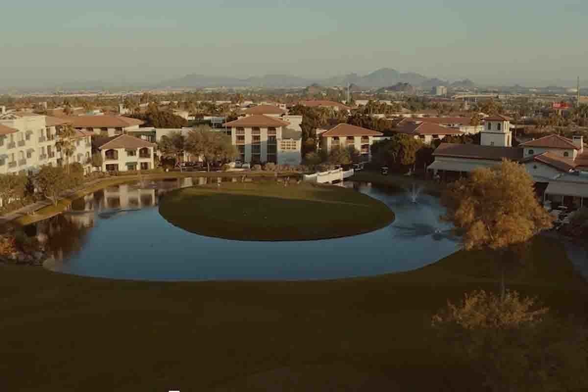 Aerial shot of Arizona Grand Resort
