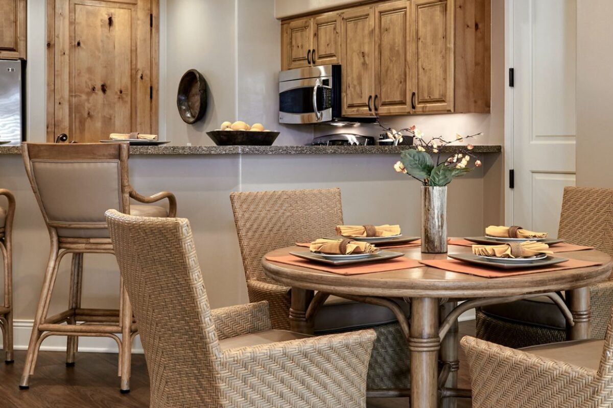 Kitchen and Dining Table in Villa Suite